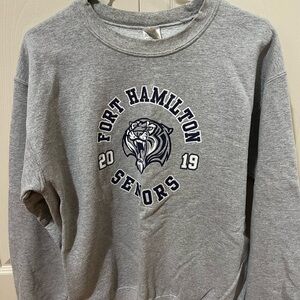 Gray Fort Hamilton Seniors Sweater